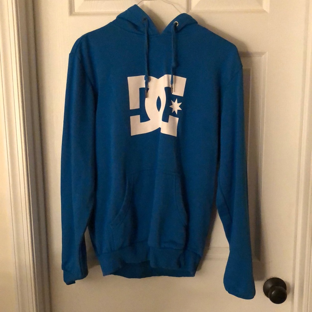 Aqua DC Hoodie Sweatshirt (Small)